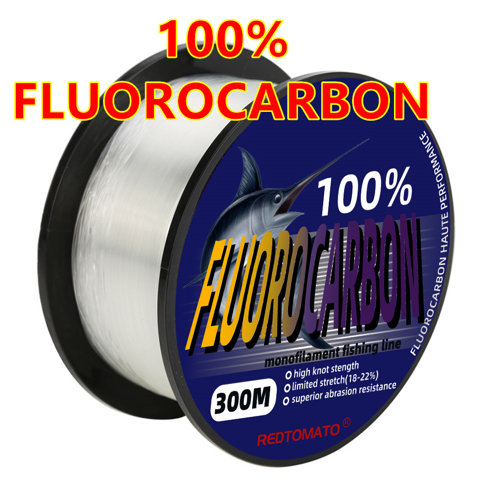 Fluorocarbon Line - Леска для рыбалки 300М, 100% фторуглеродная,