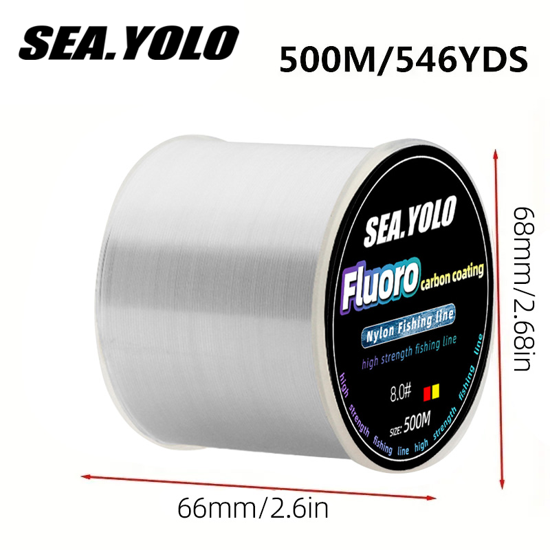 Fluorocarbon Line - 500 м фторуглеродная леска 3,57LB-26,45LB 0,145